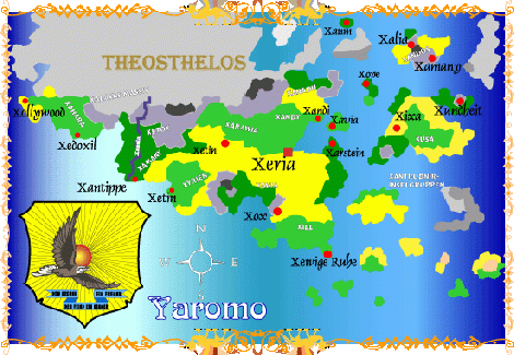 Landkarte von Yaromo